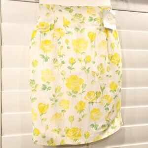 Christian Dior NWOT Skirt Pencil Short Vintage Skirt 6 Floral Vintage